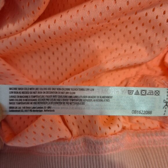 Free People Mesh Track Short Papaya Punch Sz M - Picture 11 of 11
